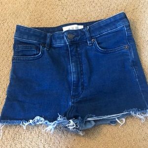 Free people high waist jean shorts size 27